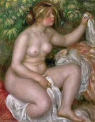 Na het bad, 1910
